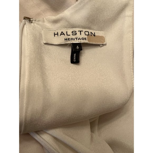 Halston Heritage White Midi Dress - Picture 8 of 10